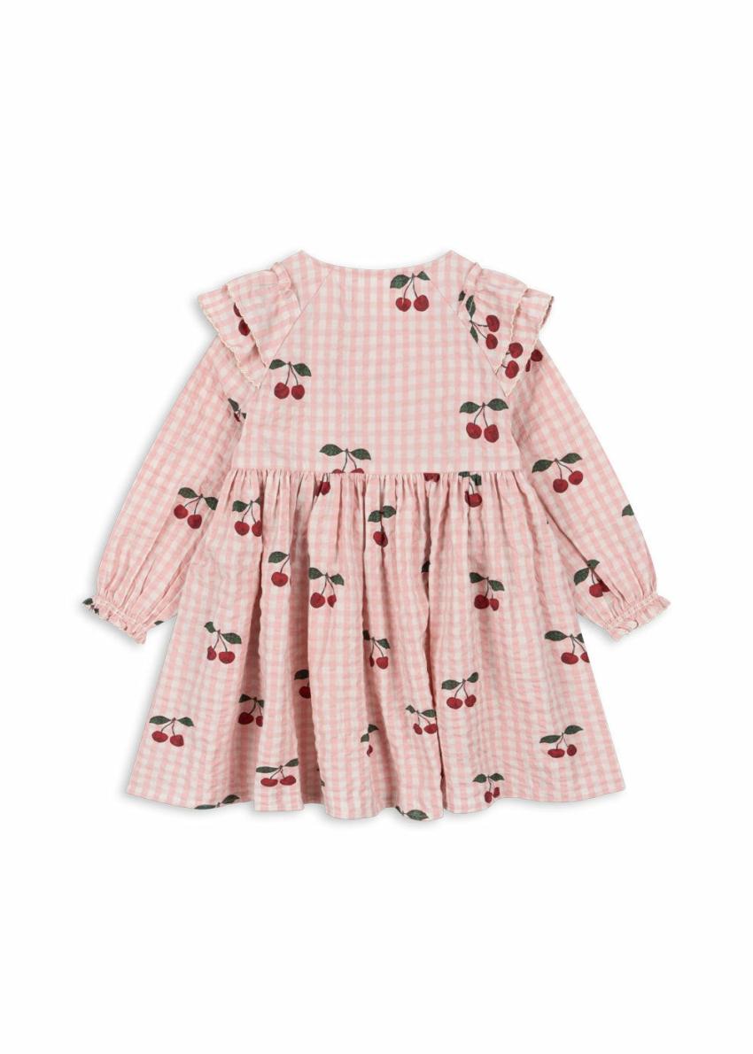 Dresses | Kids Konges Sløjd KIM FRILL DRESS GOTS Cherry Check