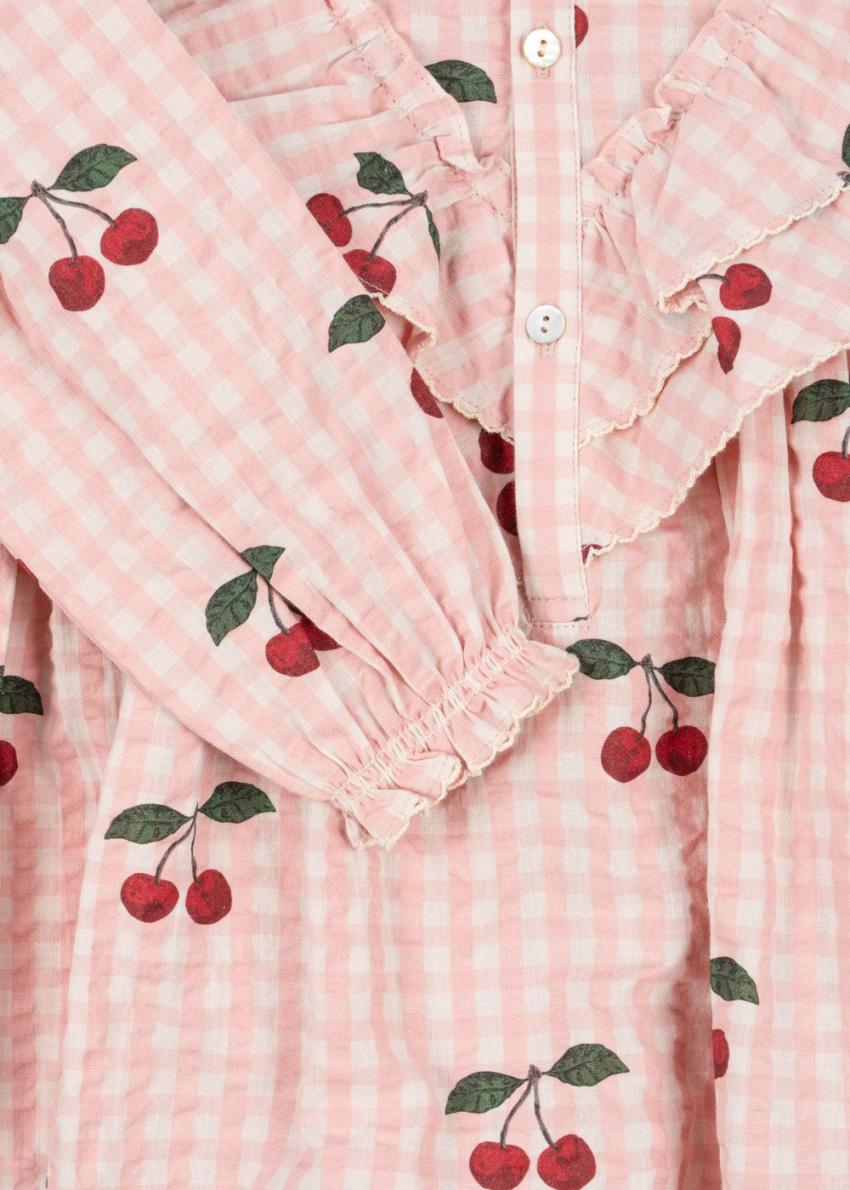 Dresses | Kids Konges Sløjd KIM FRILL DRESS GOTS Cherry Check