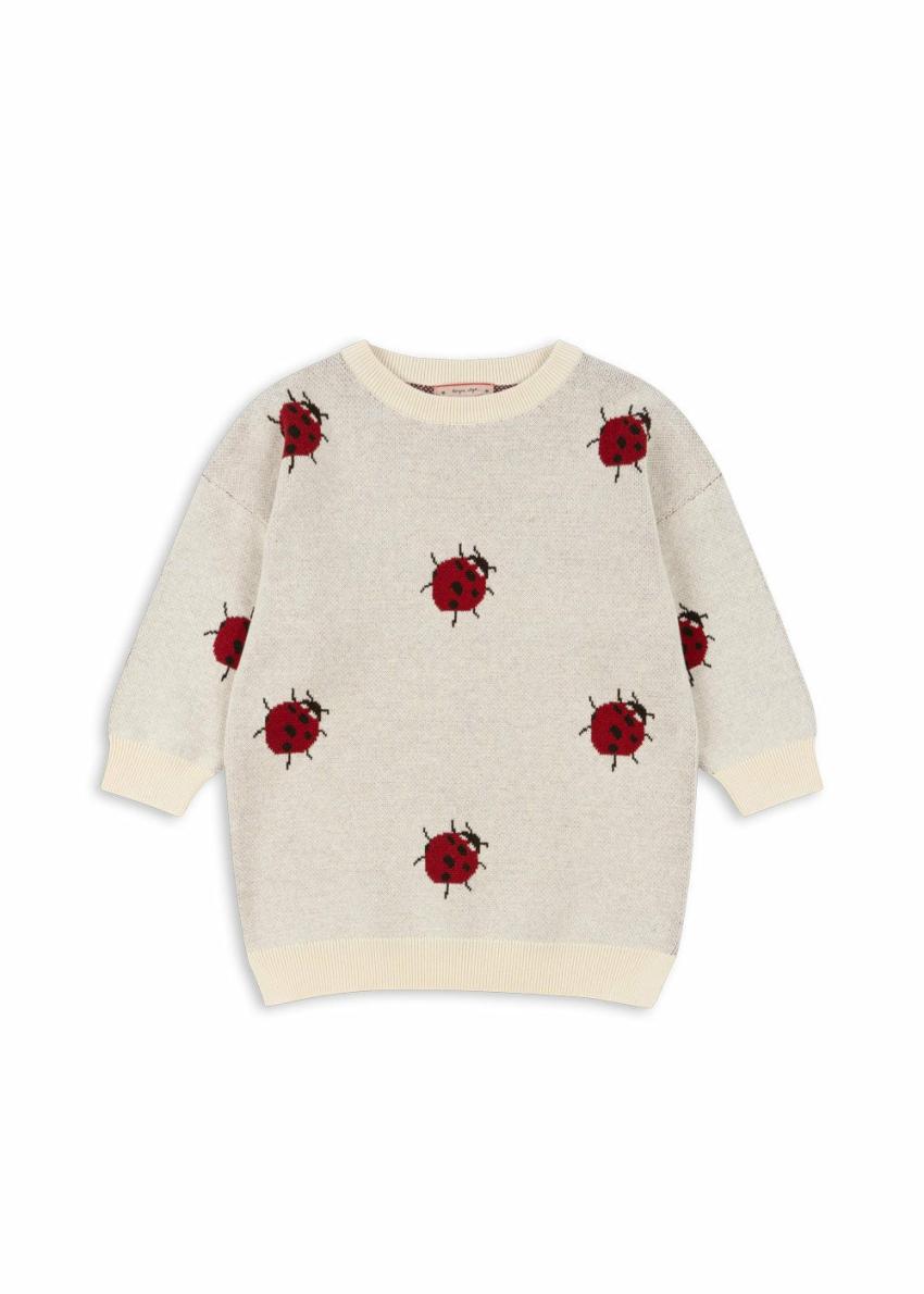 Dresses | Kids Konges Sløjd LAPIS KNIT DRESS Ladybug