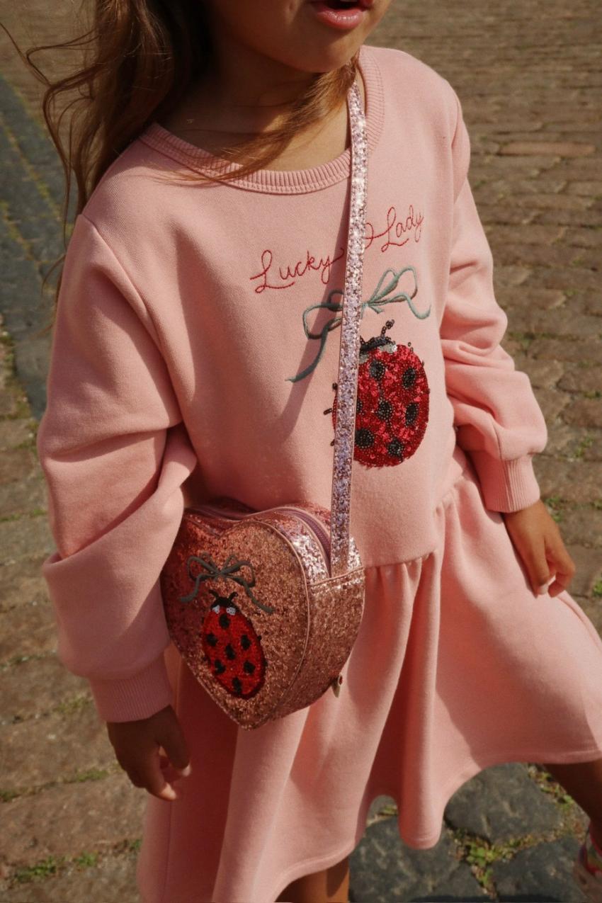 Dresses | Kids Konges Sløjd LOU LADYBUG GLITTER DRESS Ladybug Glitter