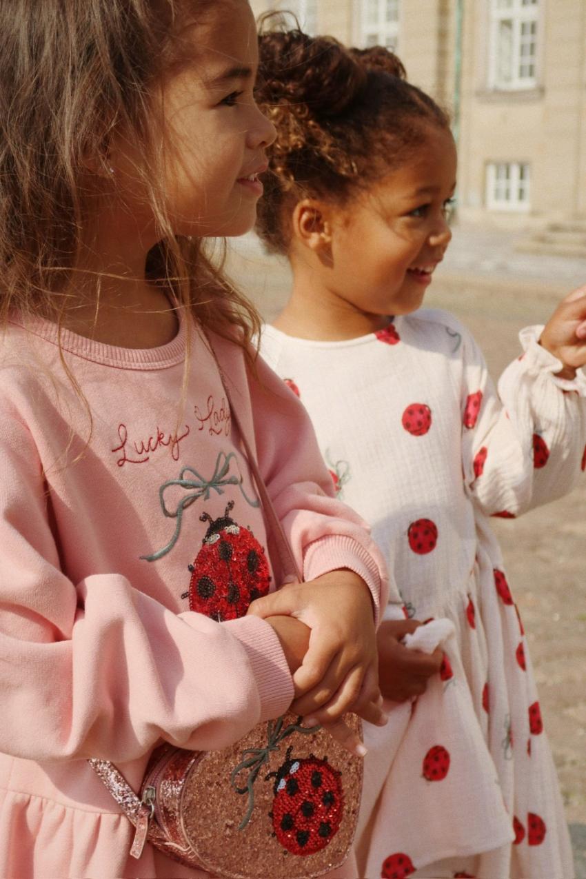 Dresses | Kids Konges Sløjd LOU LADYBUG GLITTER DRESS Ladybug Glitter