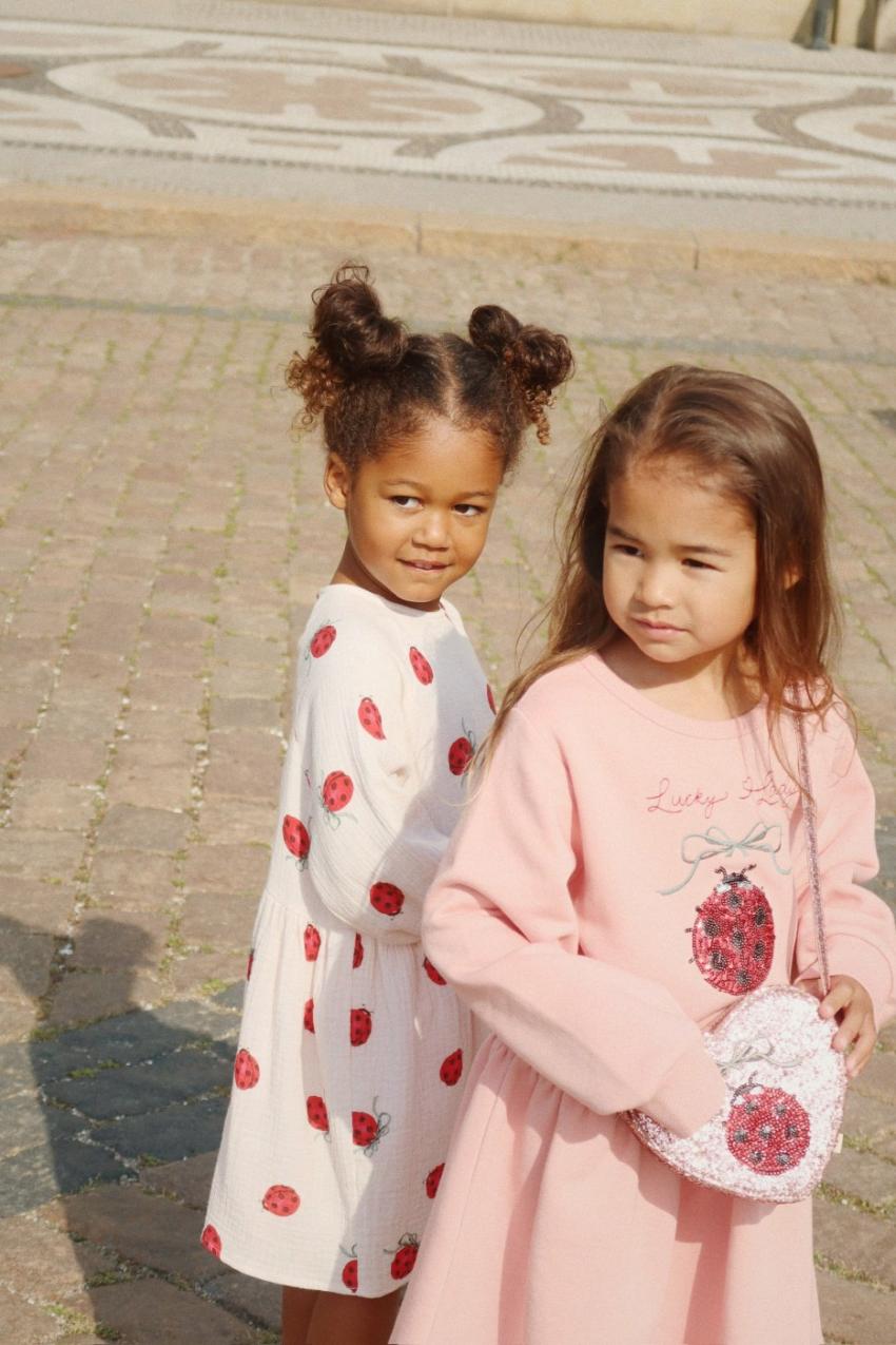 Dresses | Kids Konges Sløjd LOU LADYBUG GLITTER DRESS Ladybug Glitter