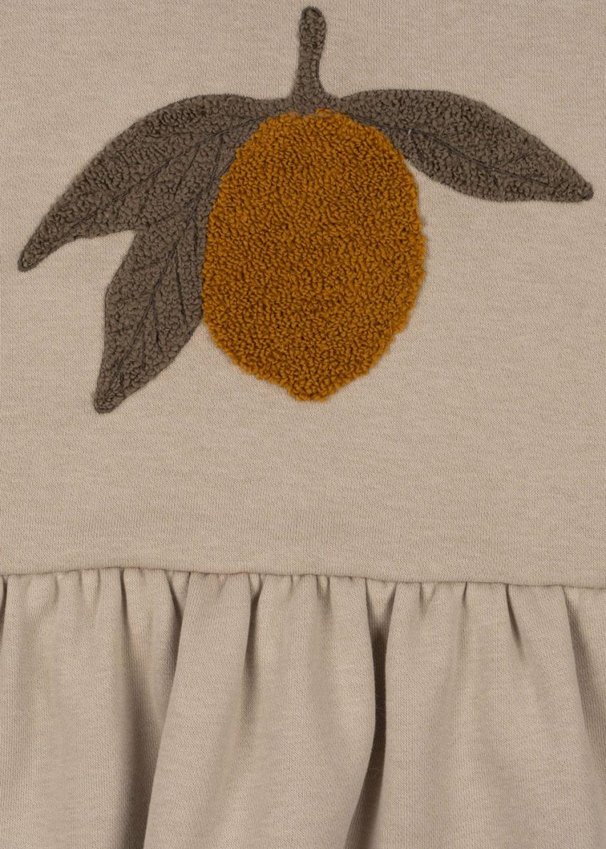 Dresses | Kids Konges Sløjd LOU TERRY SWEAT DRESS OCS Oxford Tan