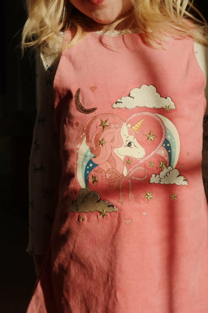 Dresses | Kids Konges Sløjd LUCKY SPENCER GOTS Flamingo Plume