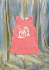 Dresses | Kids Konges Sløjd LUCKY SPENCER GOTS Flamingo Plume