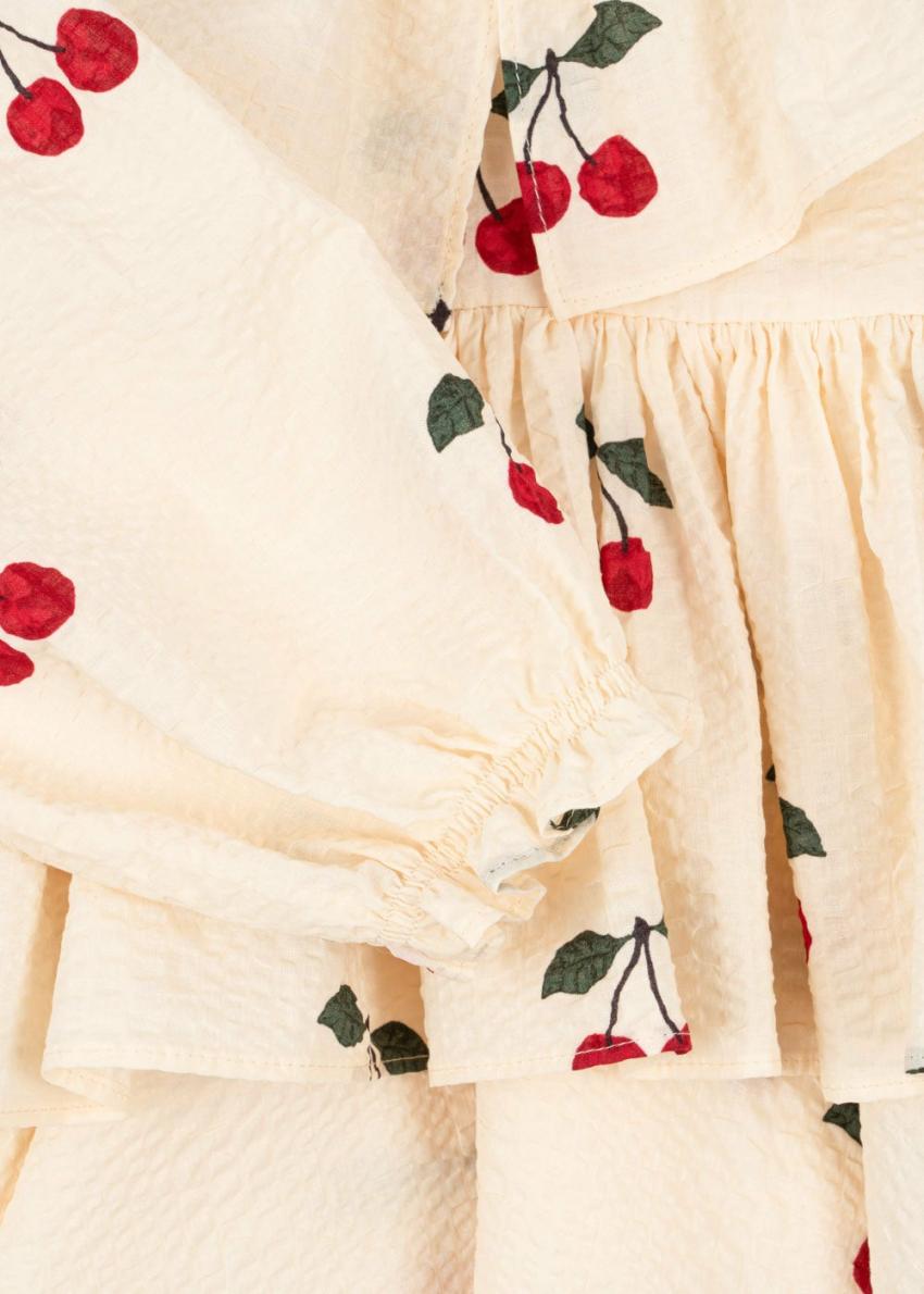 Dresses | Kids Konges Sløjd LUNELLA DRESS GOTS Ma Grande Cerise