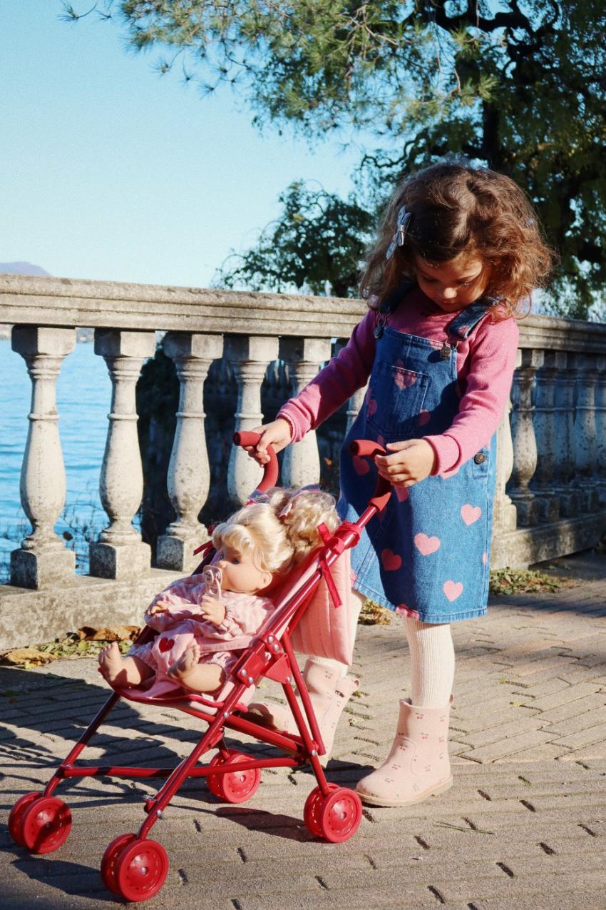 Dresses | Kids Konges Sløjd MAGOT OVERALL DRESS GOTS Bon Coeur Pink