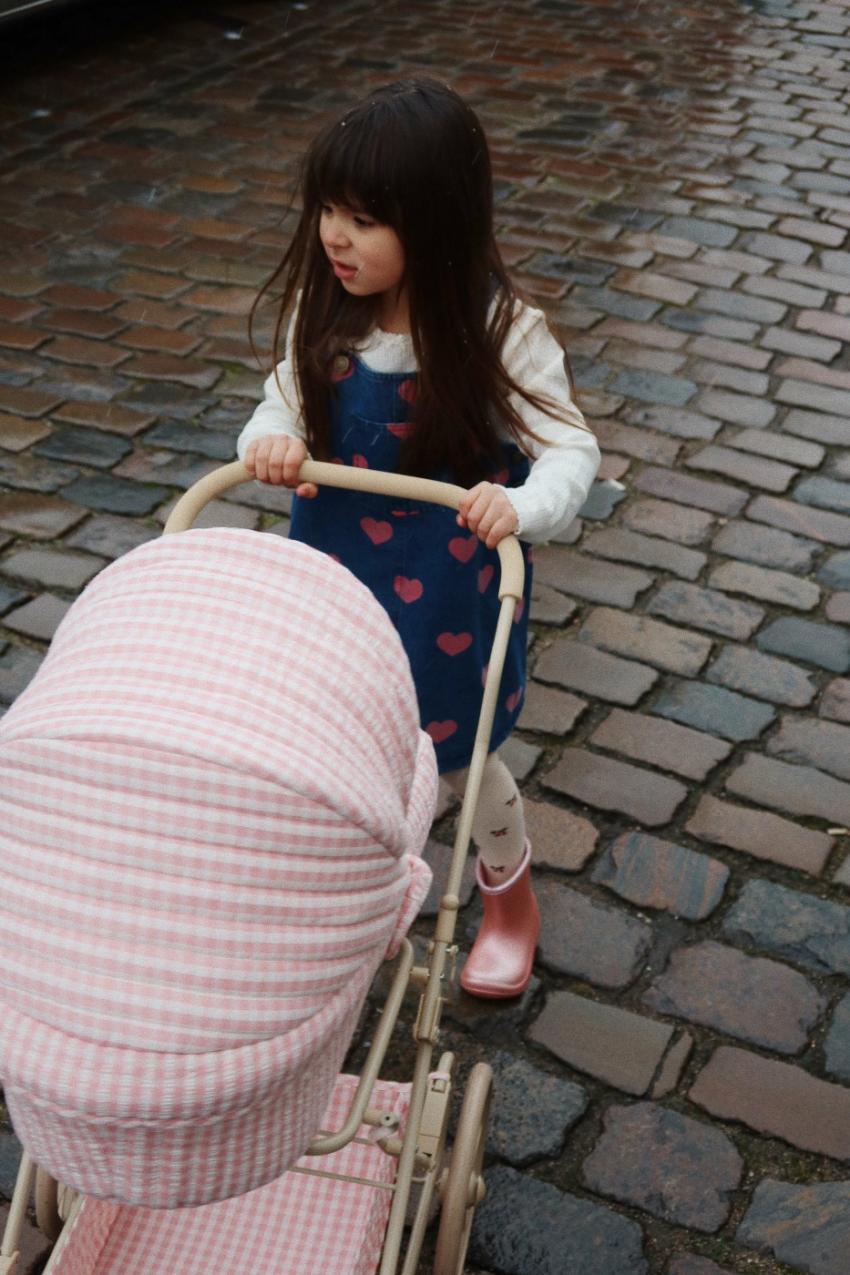 Dresses | Kids Konges Sløjd MAGOT OVERALL DRESS GOTS Bon Coeur Pink