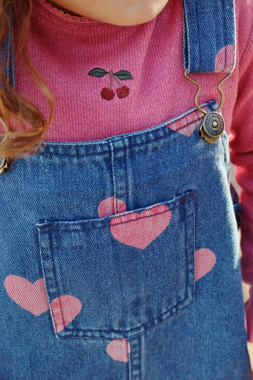 Dresses | Kids Konges Sløjd MAGOT OVERALL DRESS GOTS Bon Coeur Pink