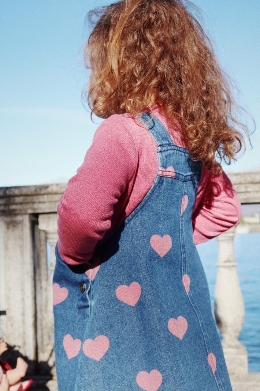 Dresses | Kids Konges Sløjd MAGOT OVERALL DRESS GOTS Bon Coeur Pink