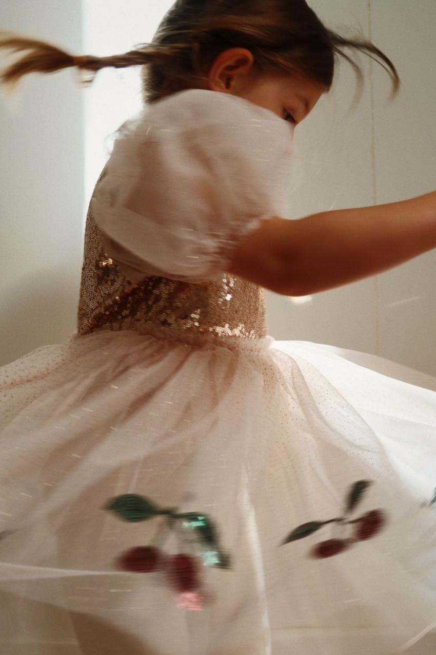 Dresses | Kids Konges Sløjd MEI DRESS Gold Blush