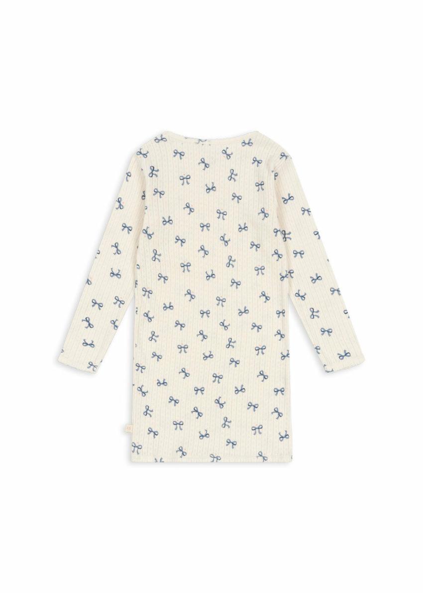 Dresses | Kids Konges Sløjd MINNIE DRESS GOTS Bow Bleu