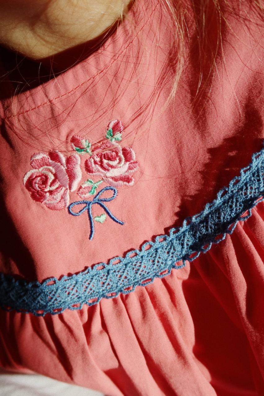 Dresses | Kids Konges Sløjd NELLA DRESS GOTS Strawberry Ice