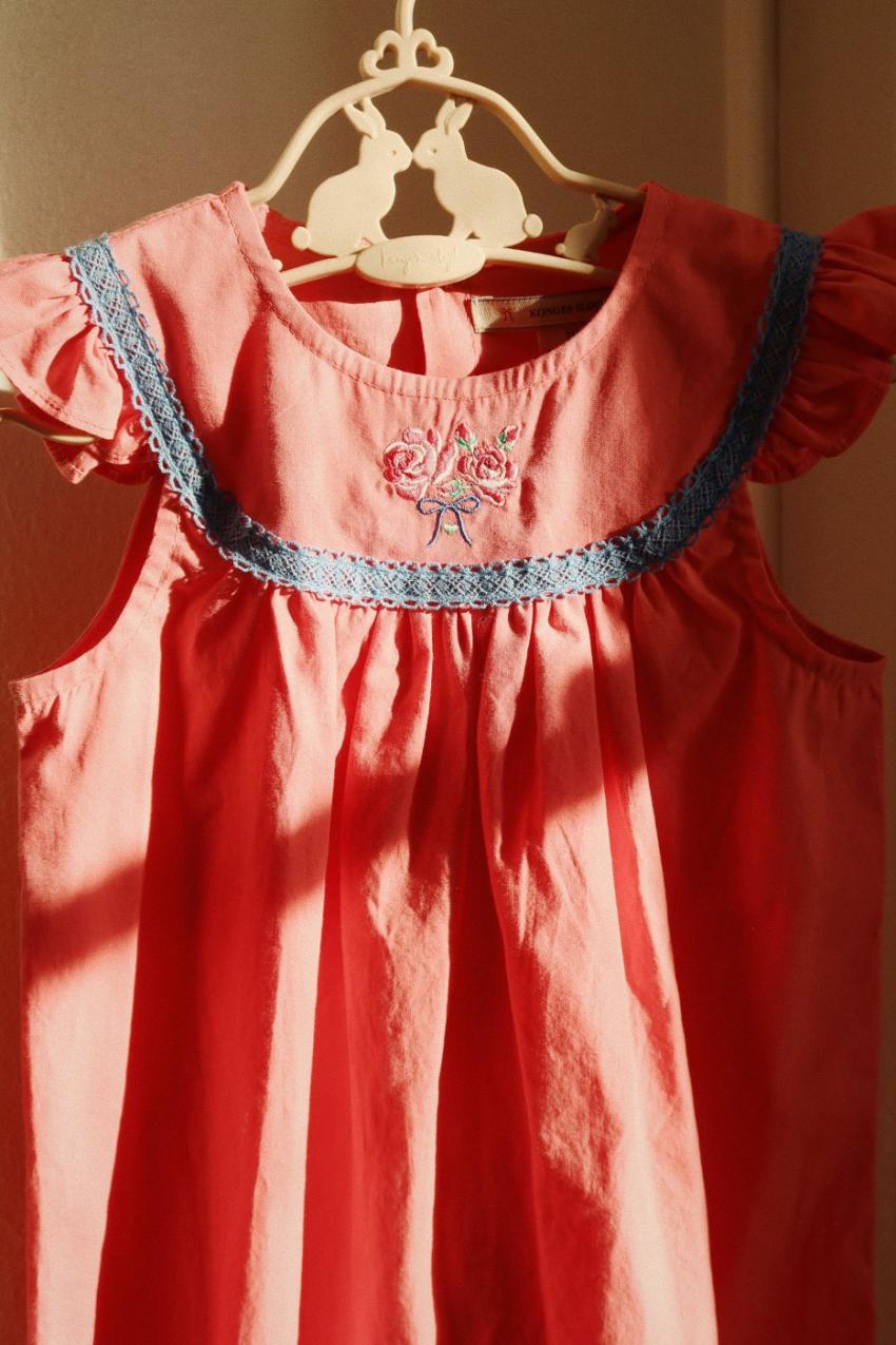 Dresses | Kids Konges Sløjd NELLA DRESS GOTS Strawberry Ice