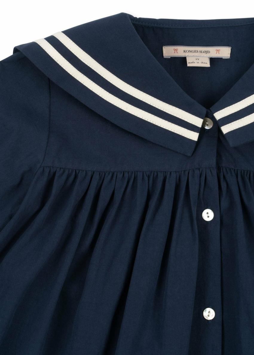 Dresses | Kids Konges Sløjd SAILOR DRESS GOTS Navy Blazer