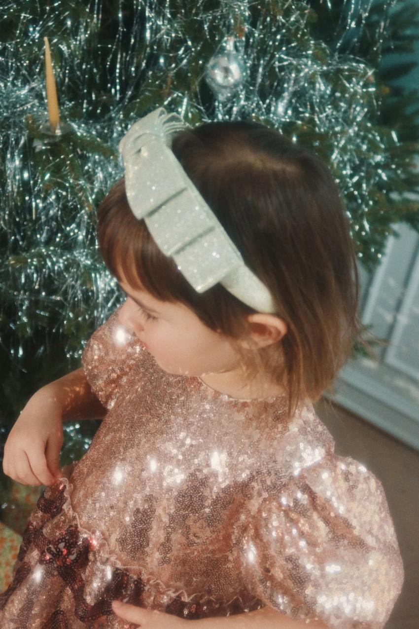 Dresses | Kids Konges Sløjd STARLA BOW WOW DRESS Gold Blush