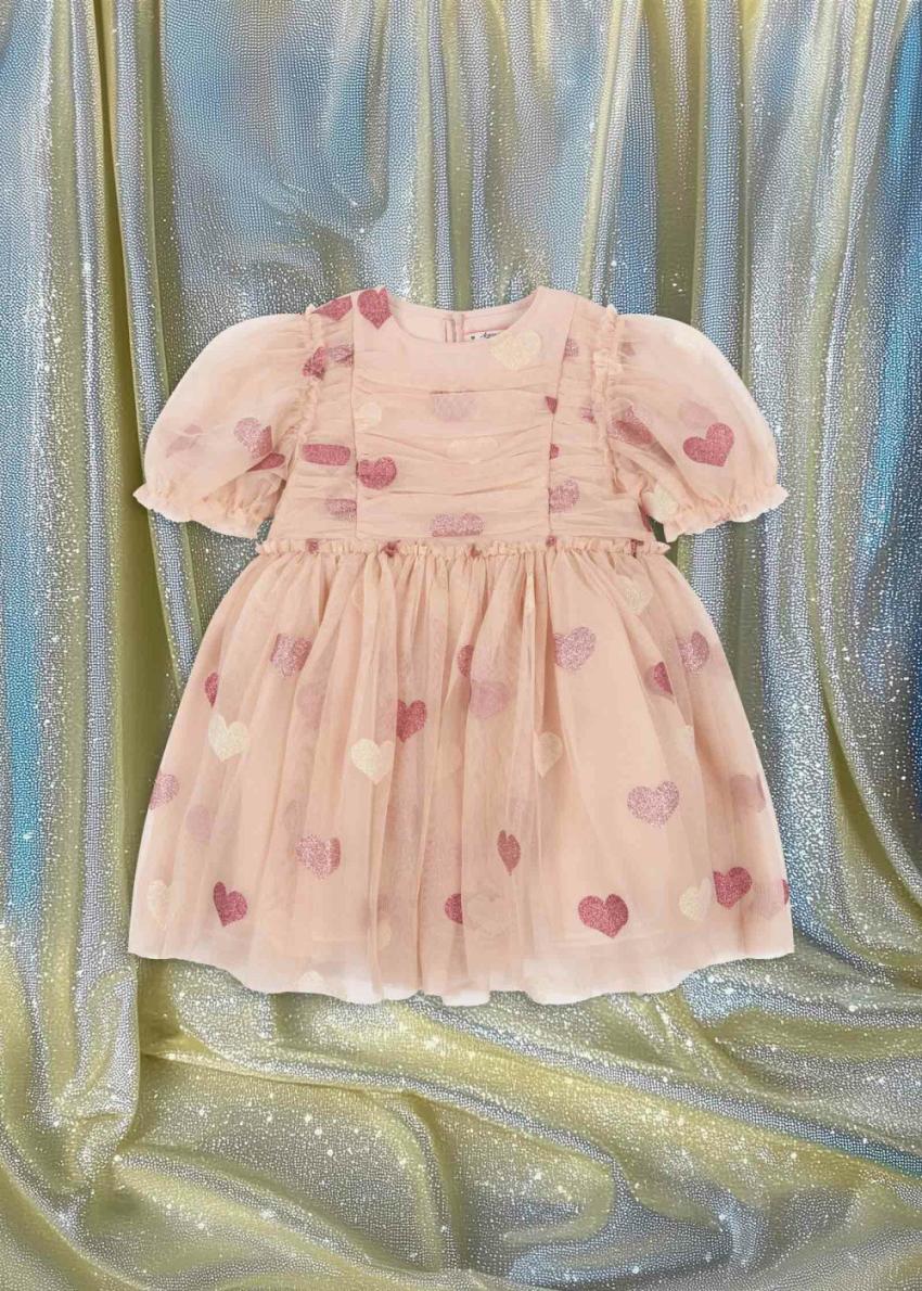 Dresses | Kids Konges Sløjd TULLIE DRESS Heart Rose Glitter