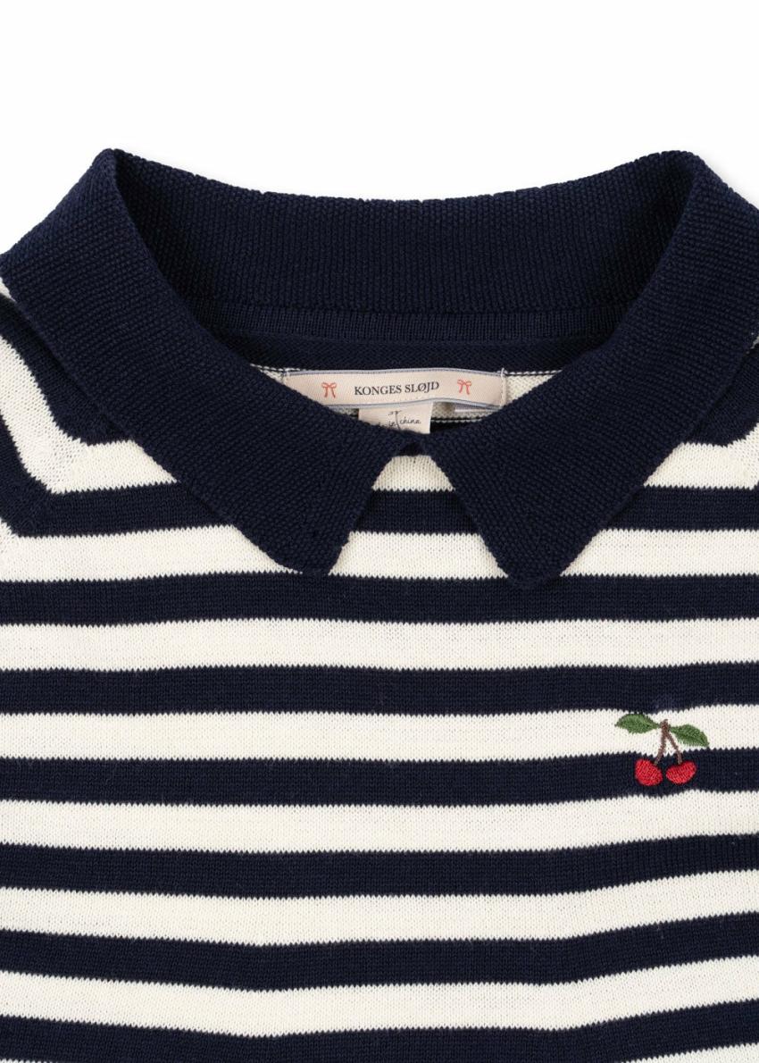 Dresses | Kids Konges Sløjd VENTON KNIT DRESS GOTS Navy Stripe