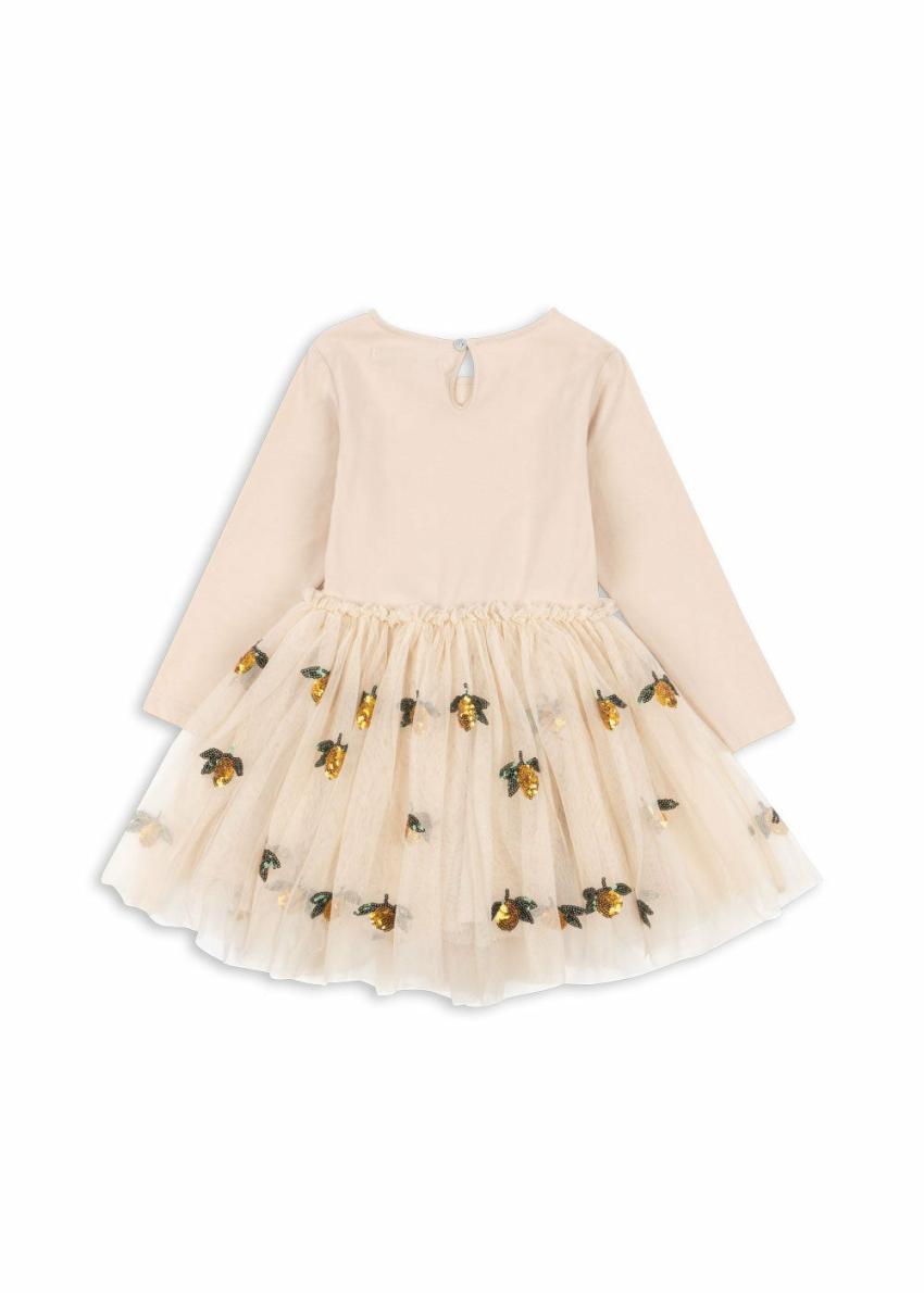 Dresses | Kids Konges Sløjd YVONNE BALLERINA DRESS Lemon Sequin