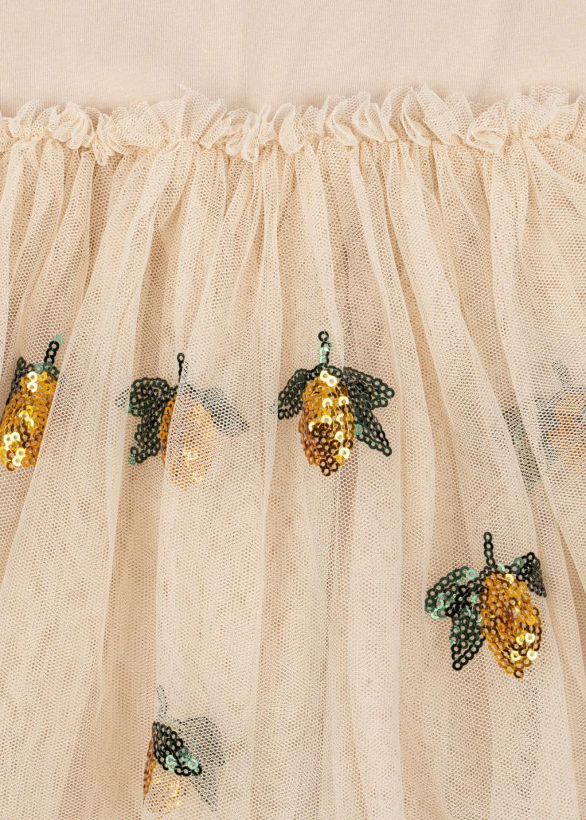 Dresses | Kids Konges Sløjd YVONNE BALLERINA DRESS Lemon Sequin