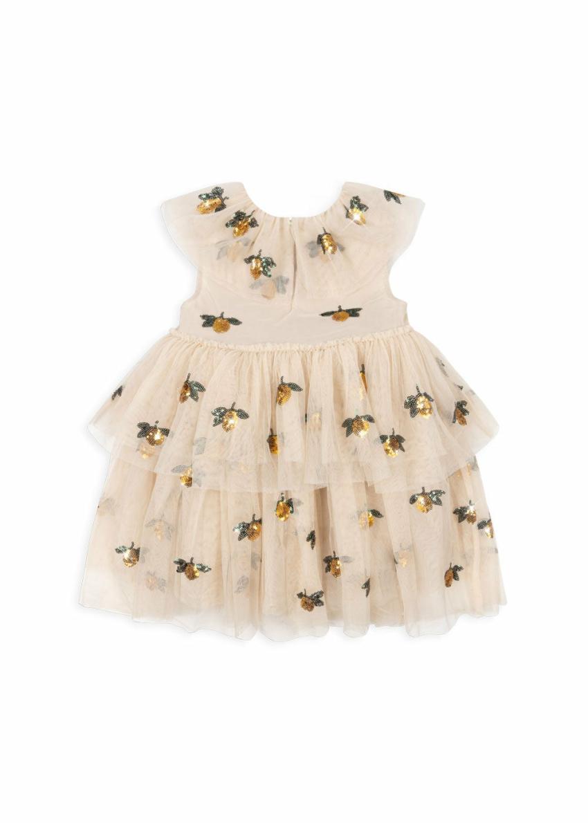 Dresses | Kids Konges Sløjd YVONNE FAIRY DRESS Lemon Sequin