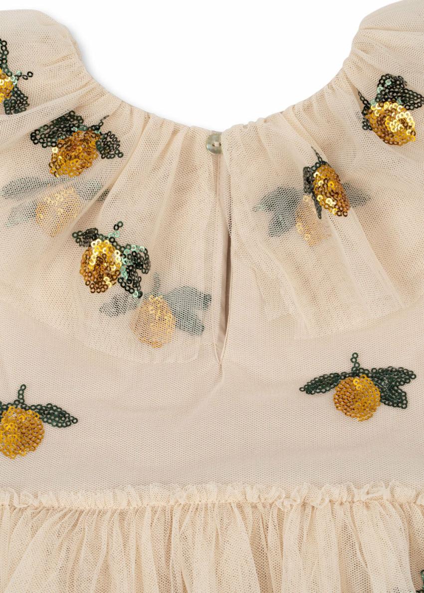 Dresses | Kids Konges Sløjd YVONNE FAIRY DRESS Lemon Sequin