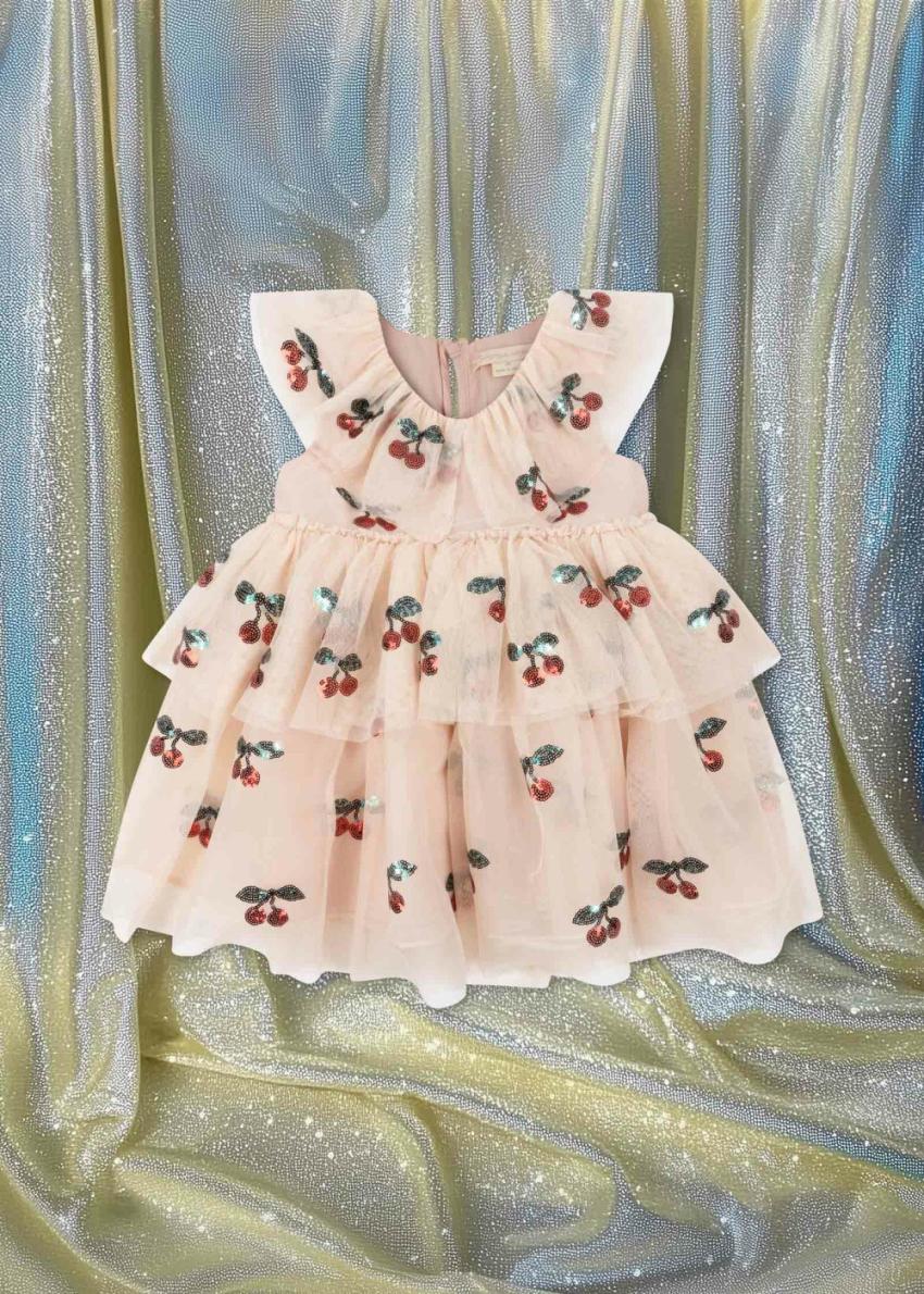 Dresses | Kids Konges Sløjd YVONNE FAIRY DRESS Ma Grande Cerise Sequin