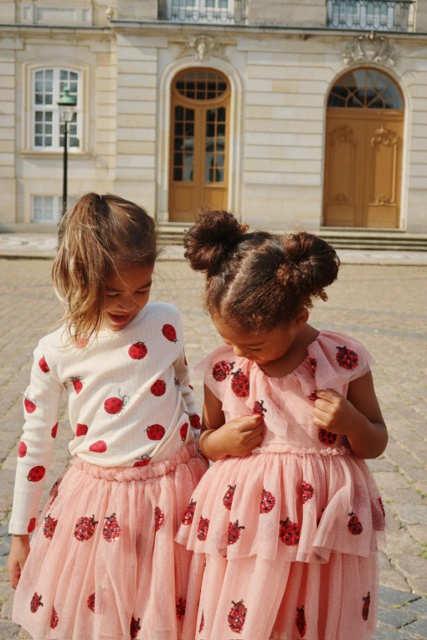 Dresses | Kids Konges Sløjd YVONNE LADYBUG DRESS Ladybug Sequin