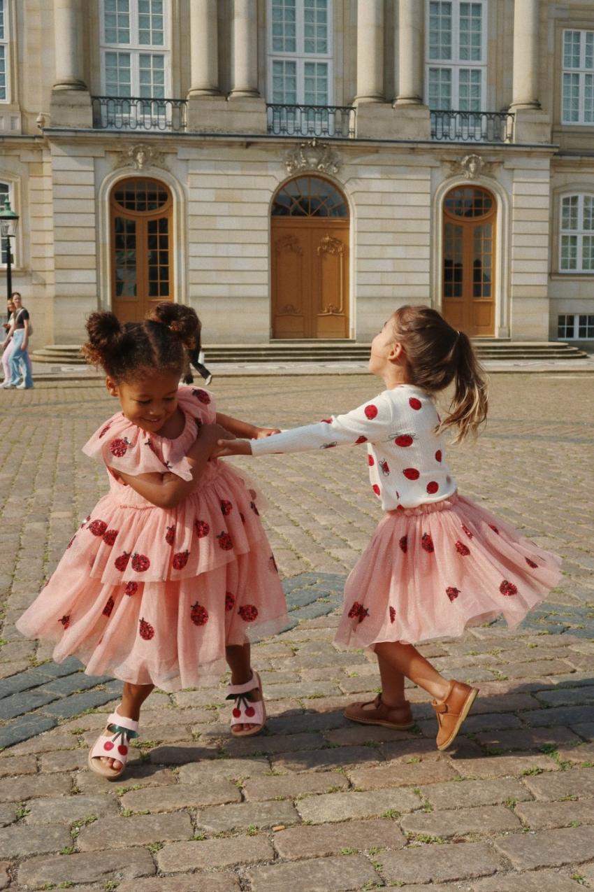 Dresses | Kids Konges Sløjd YVONNE LADYBUG DRESS Ladybug Sequin