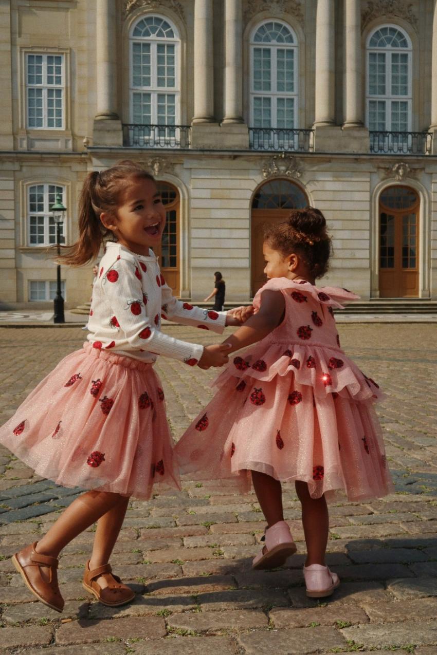 Dresses | Kids Konges Sløjd YVONNE LADYBUG DRESS Ladybug Sequin