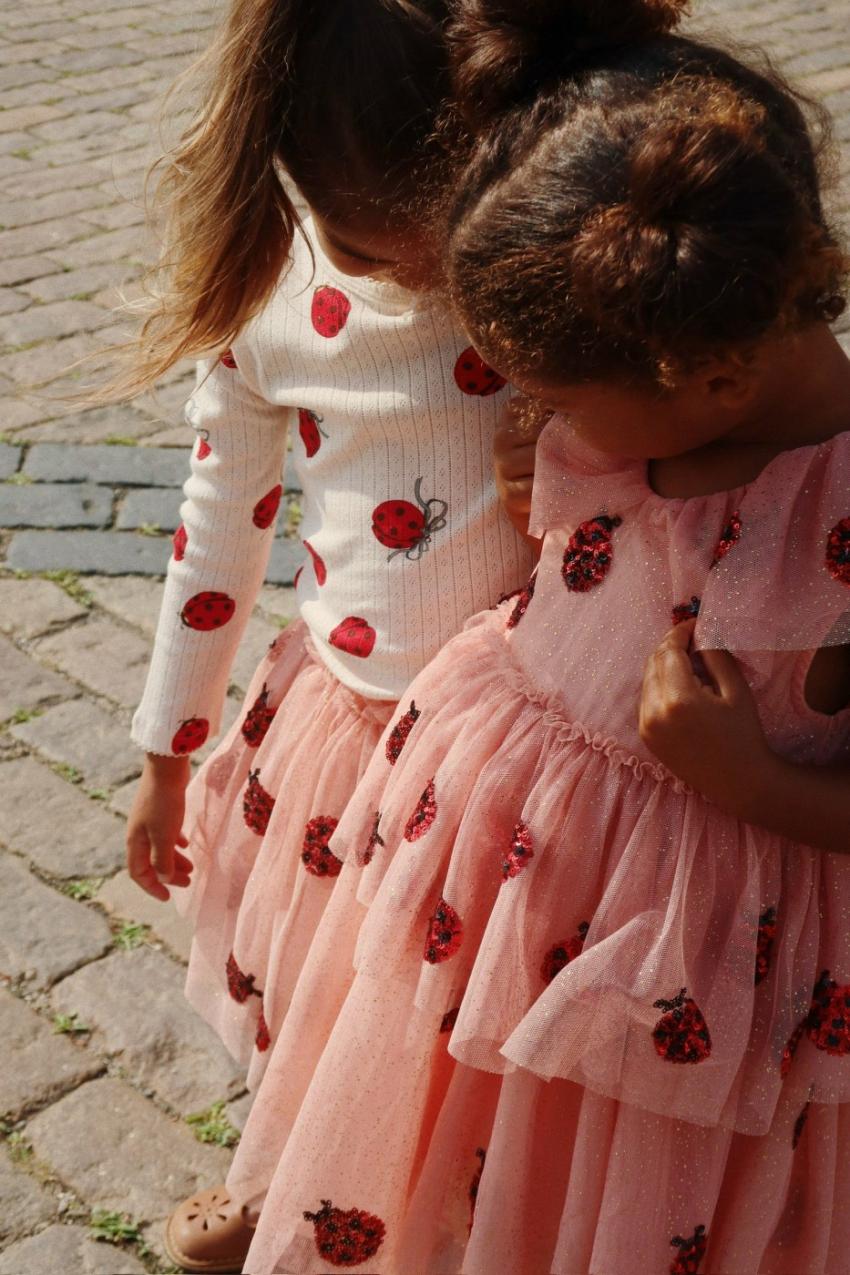 Dresses | Kids Konges Sløjd YVONNE LADYBUG DRESS Ladybug Sequin