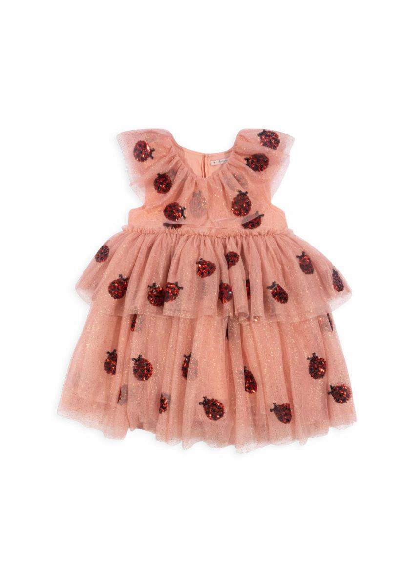 Dresses | Kids Konges Sløjd YVONNE LADYBUG DRESS Ladybug Sequin