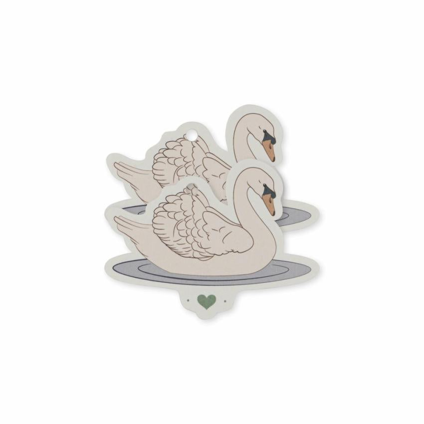 Kidsroom | Kids Konges Sløjd 12 PACK GIFT TAGS FSC Swan