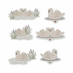 Kidsroom | Kids Konges Sløjd 12 PACK GIFT TAGS FSC Swan