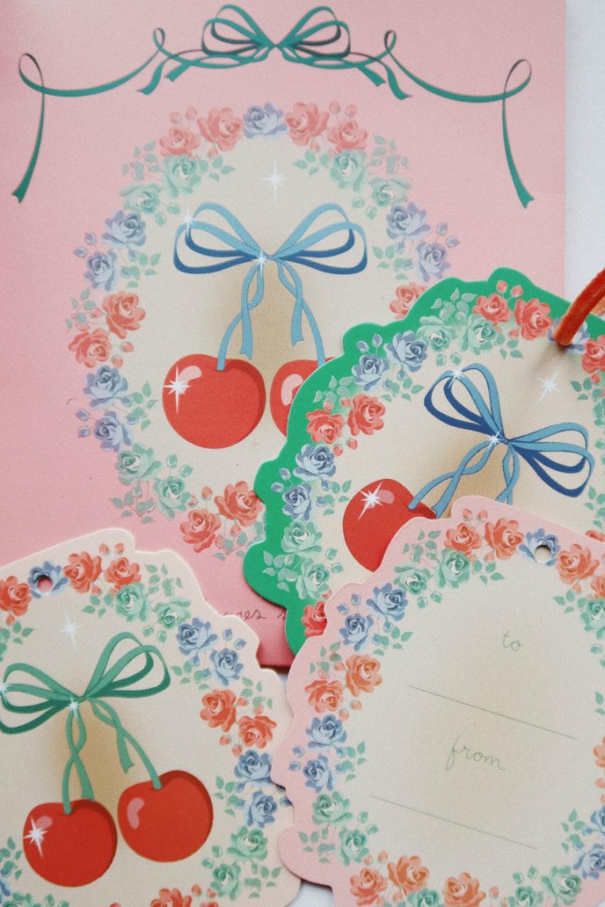 Kidsroom | Kids Konges Sløjd CHRISTMAS GIFT TAGS FSC Big Cherry