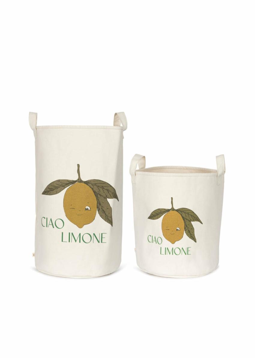 Kidsroom | Kids Konges Sløjd TOY STORAGE BAGS Ciao Limone