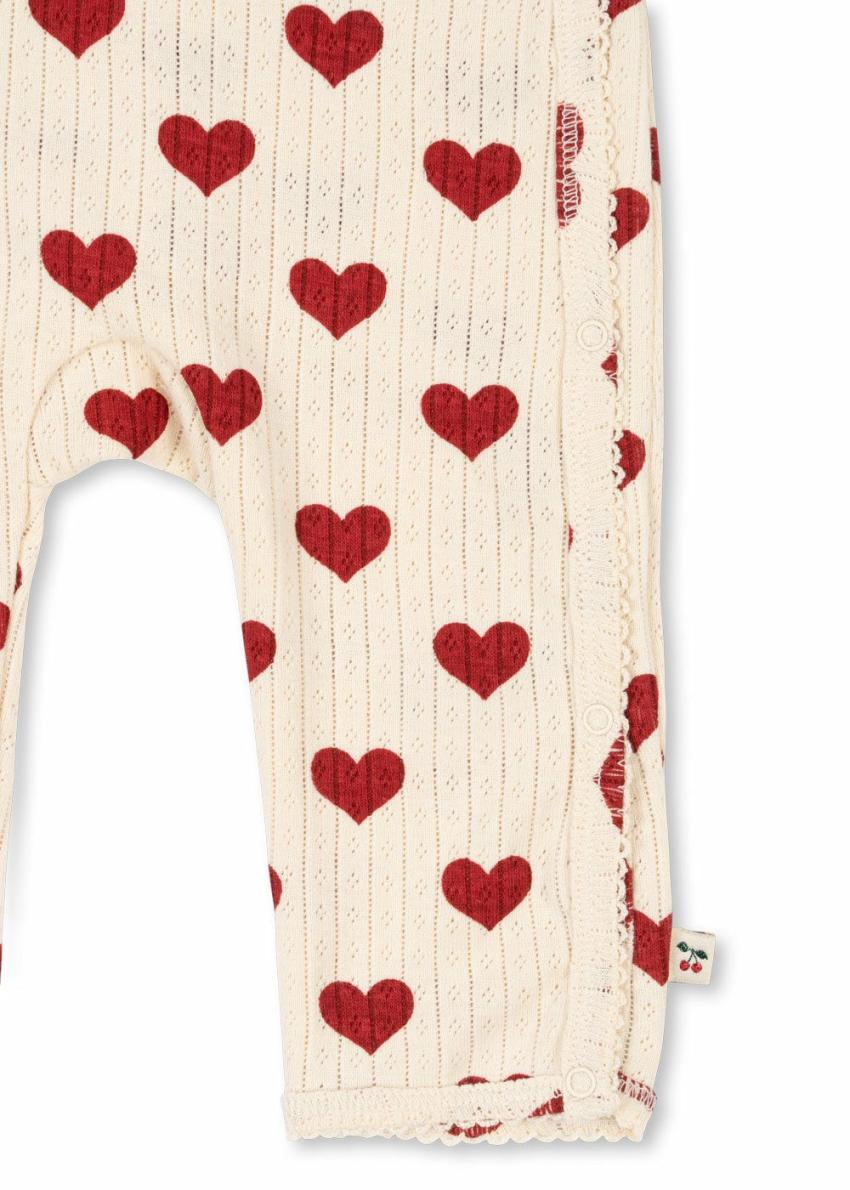 Onesies | Kids Konges Sløjd MINNIE NEWBORN ONESIE GOTS Amour Rouge