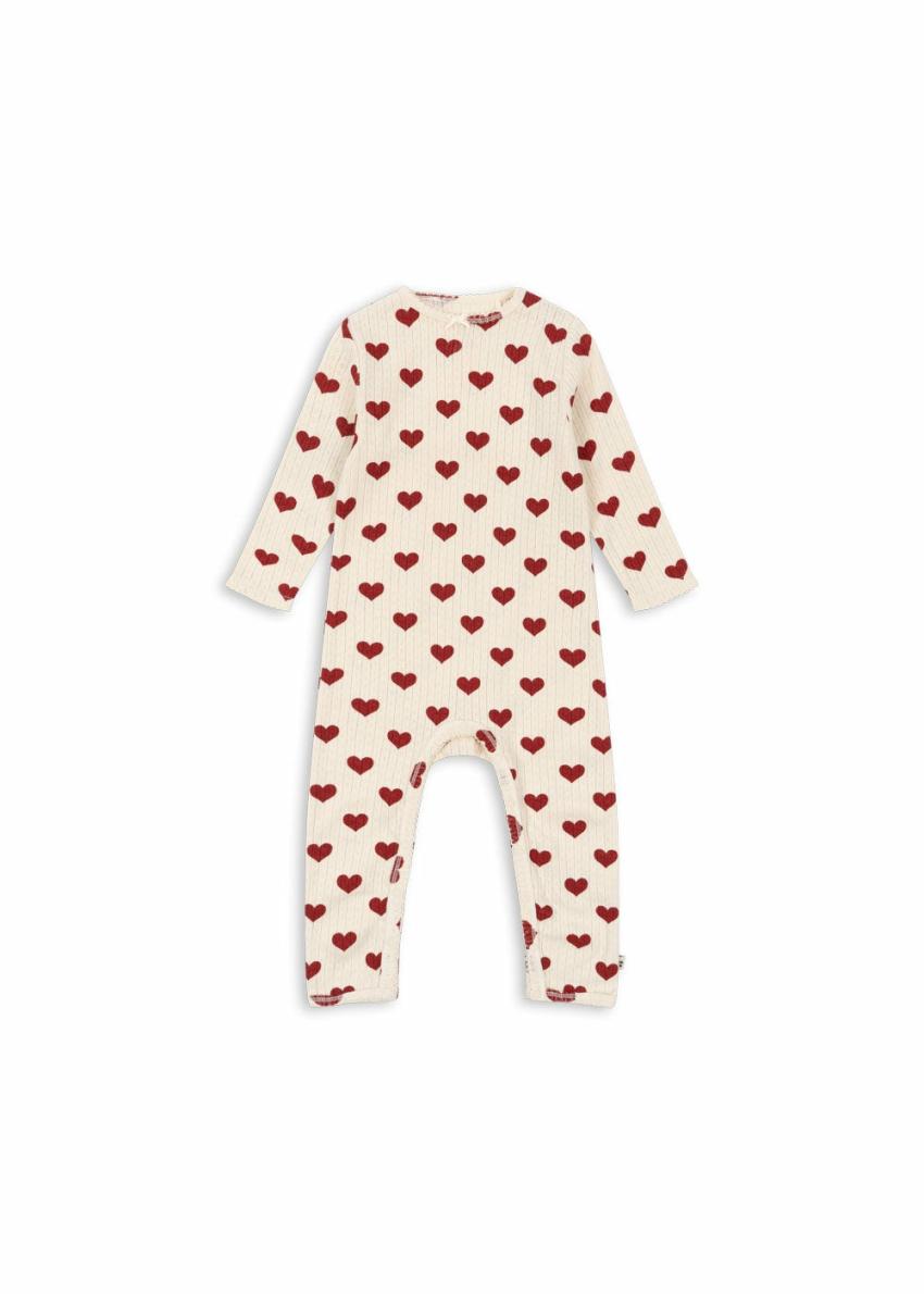 Onesies | Kids Konges Sløjd MINNIE ONESIE GOTS Amour Rouge