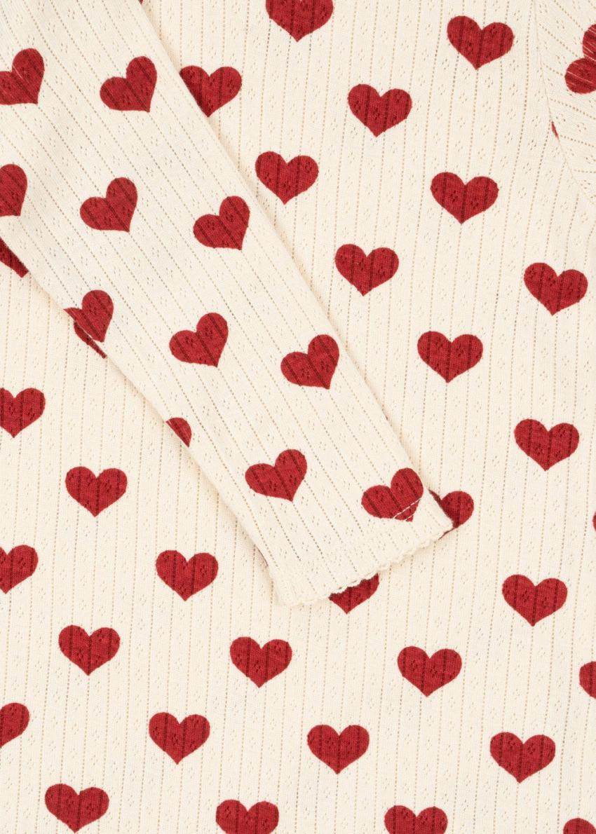 Onesies | Kids Konges Sløjd MINNIE ONESIE GOTS Amour Rouge