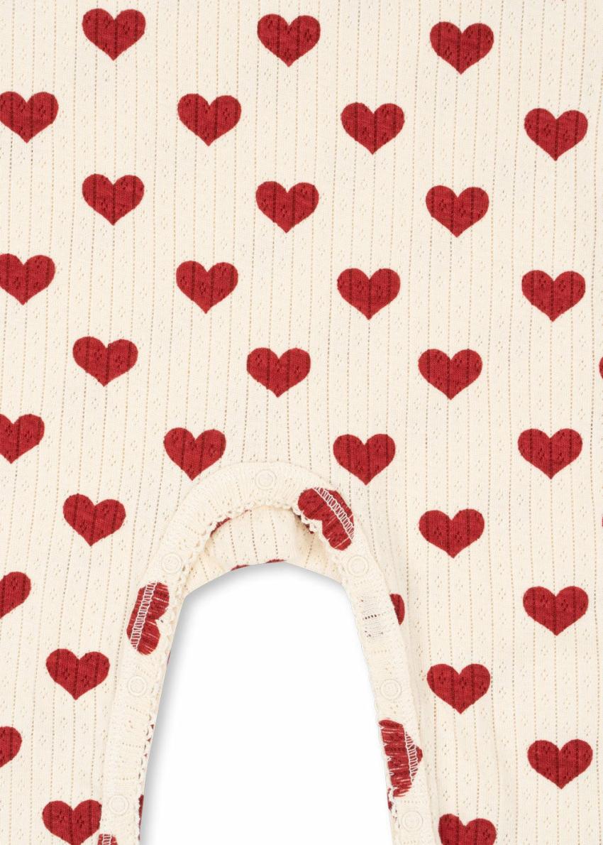 Onesies | Kids Konges Sløjd MINNIE ONESIE GOTS Amour Rouge