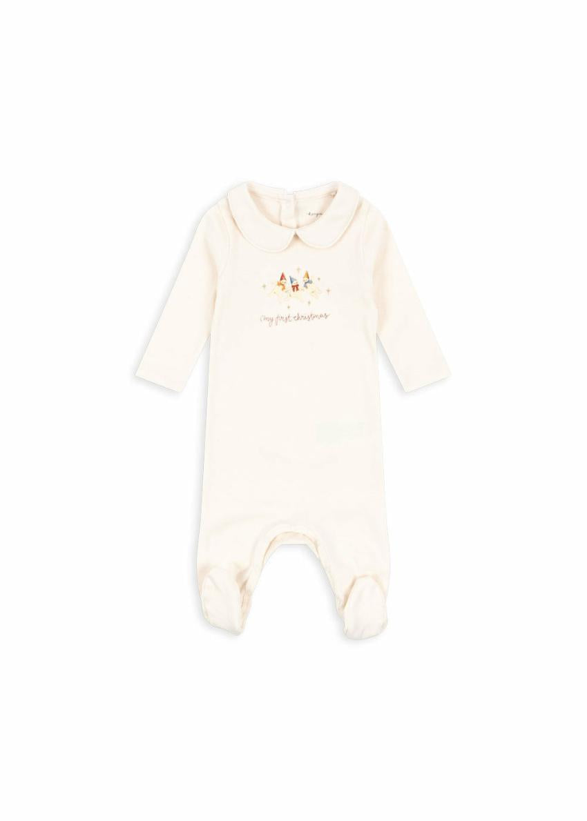Onesies | Kids Konges Sløjd MY FIRST CHRISTMAS ONESIE GOTS Antique White