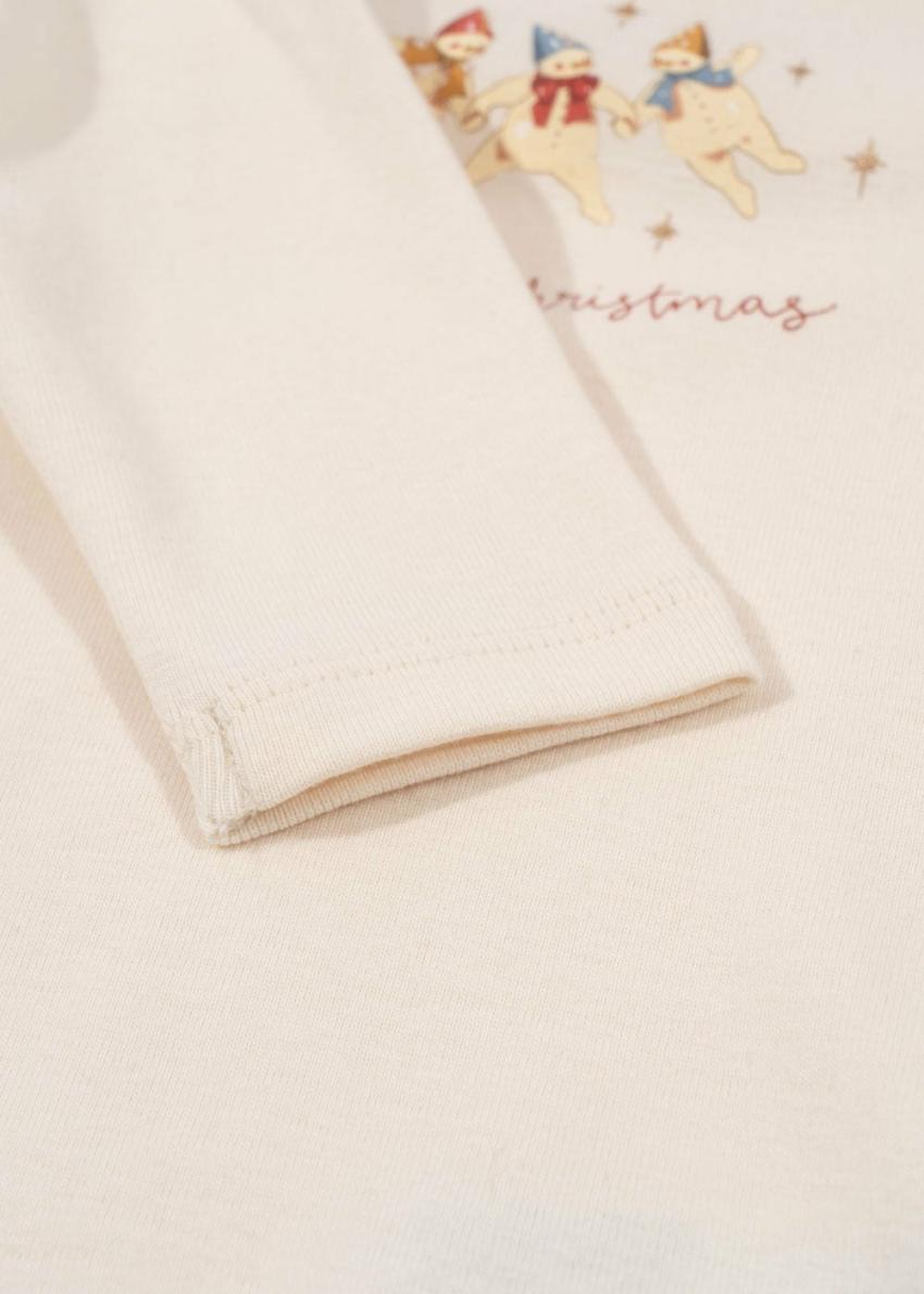 Onesies | Kids Konges Sløjd MY FIRST CHRISTMAS ONESIE GOTS Antique White