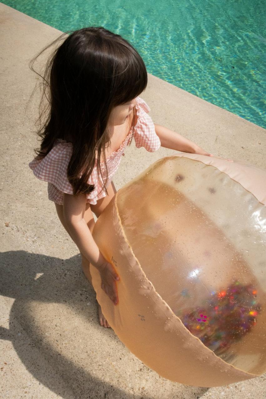 Outdoor Toys | Kids Konges Sløjd BEACH BALL LARGE Multi Cherry Blush Transparent