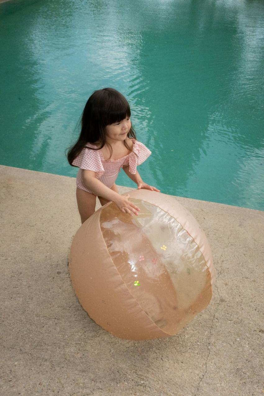 Outdoor Toys | Kids Konges Sløjd BEACH BALL LARGE Multi Cherry Blush Transparent