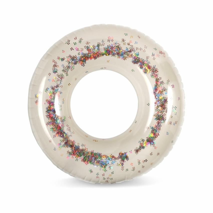 Outdoor Toys | Kids Konges Sløjd GRANDE SWIM RING TRANSPARENT Multi Cherry Transparent