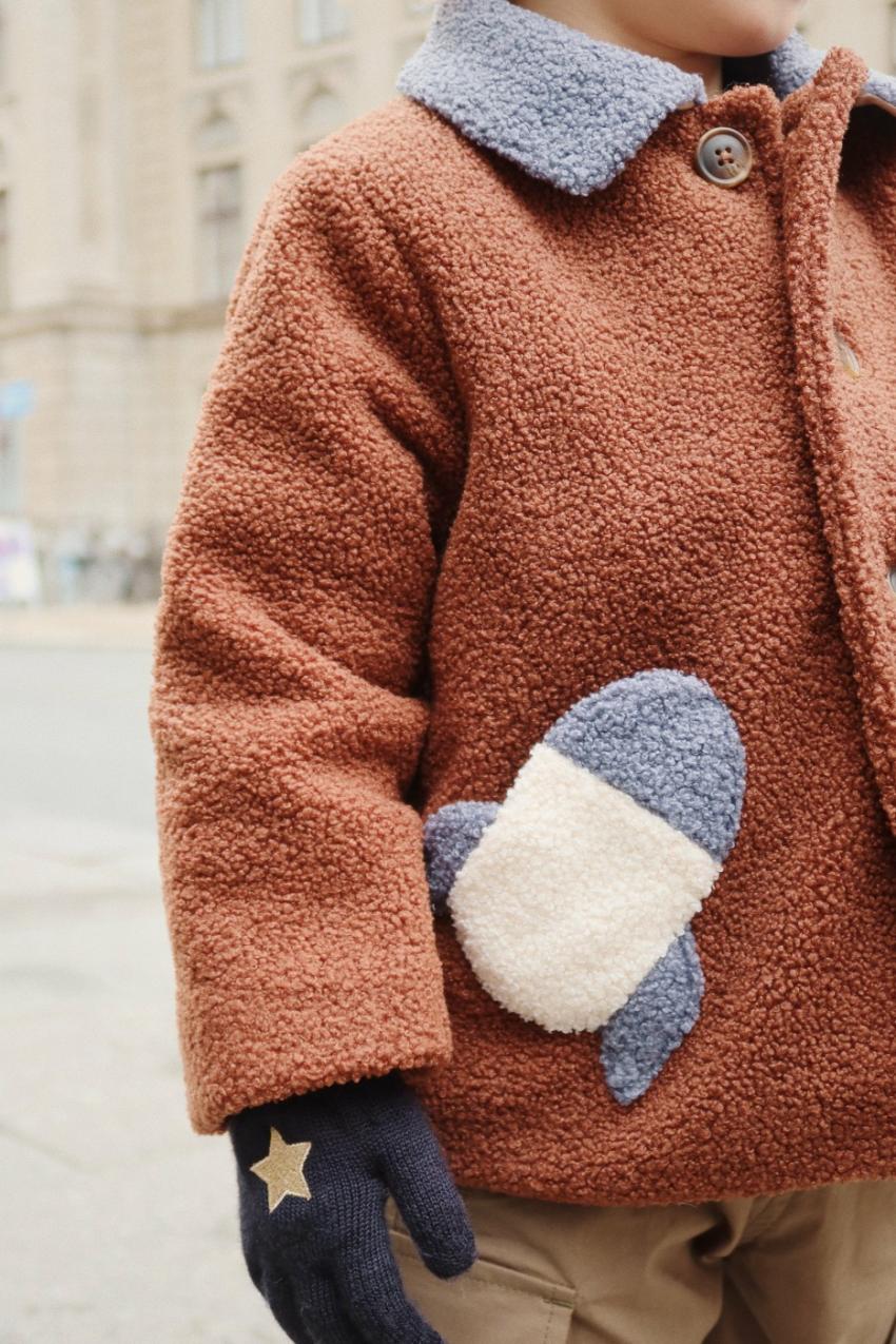 Outerwear | Kids Konges Sløjd CALIN ROCKET COAT Cappuccino