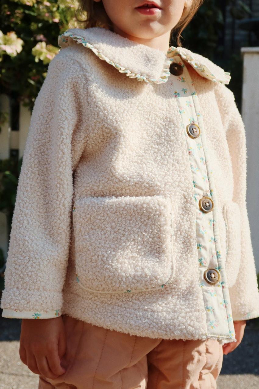 Outerwear | Kids Konges Sløjd GRIZZ COLLAR JACKET GRS Brazilian Sand