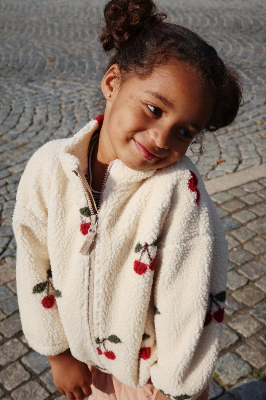 Outerwear | Kids Konges Sløjd JODY TEDDY JACKET GRS Cherry