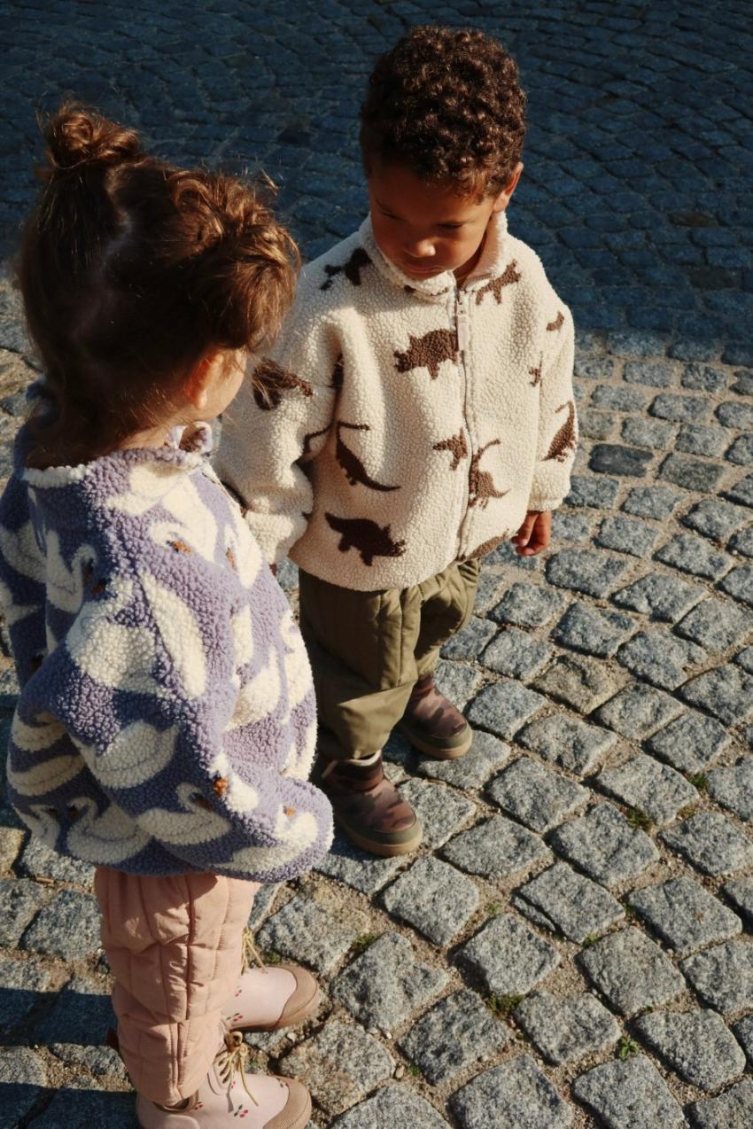 Outerwear | Kids Konges Sløjd JODY TEDDY JACKET GRS Dino Silhouette