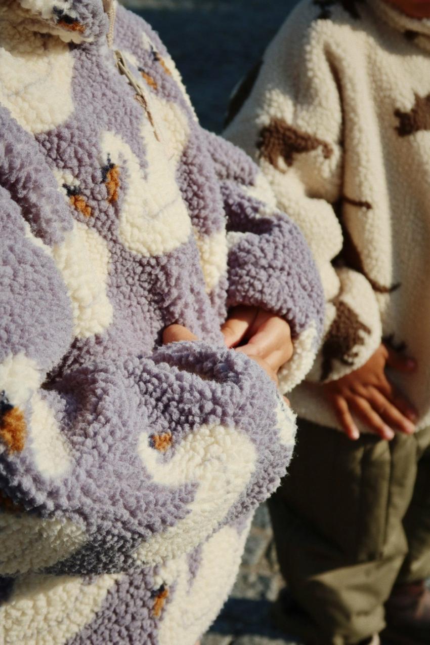 Outerwear | Kids Konges Sløjd JODY TEDDY JACKET GRS Dino Silhouette